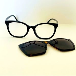 CHANEL Clip On Sunglasses